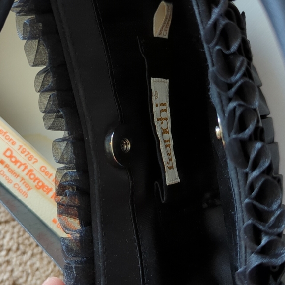 Franchi black bowed evening bag - Picture 4 of 4